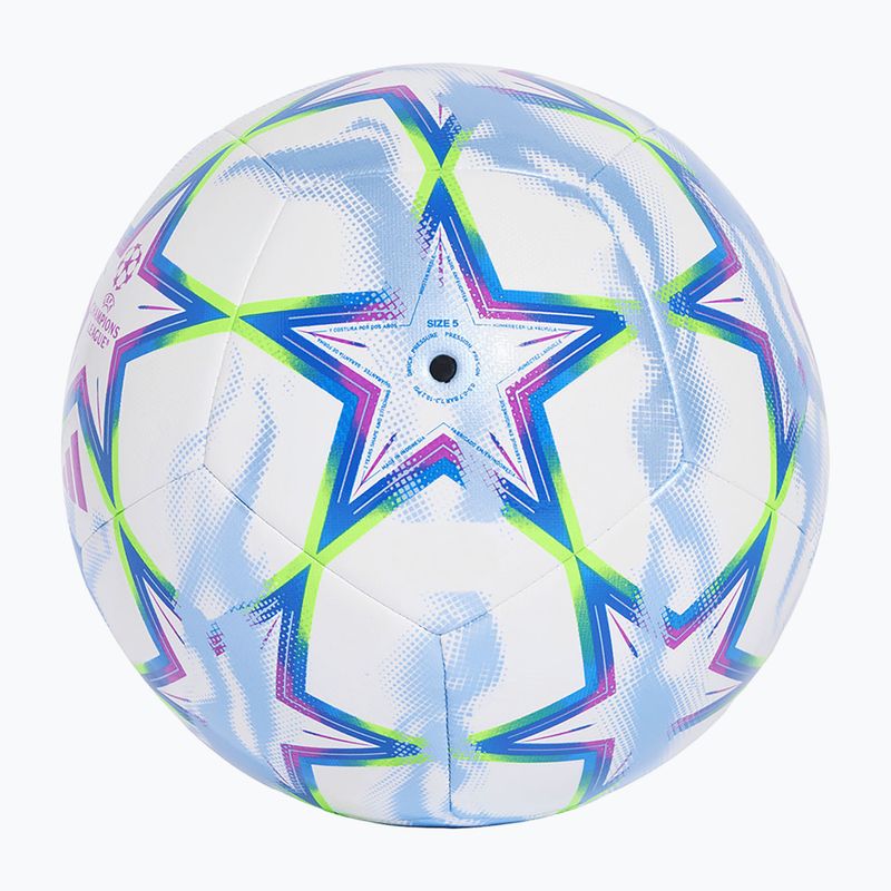 М'яч футбольний adidas UEFA Champions League Training 26/27 white/purple burst/glory blue 2