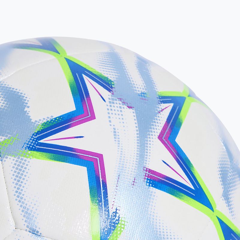 М'яч футбольний adidas UEFA Champions League Training 26/27 white/purple burst/glory blue 4