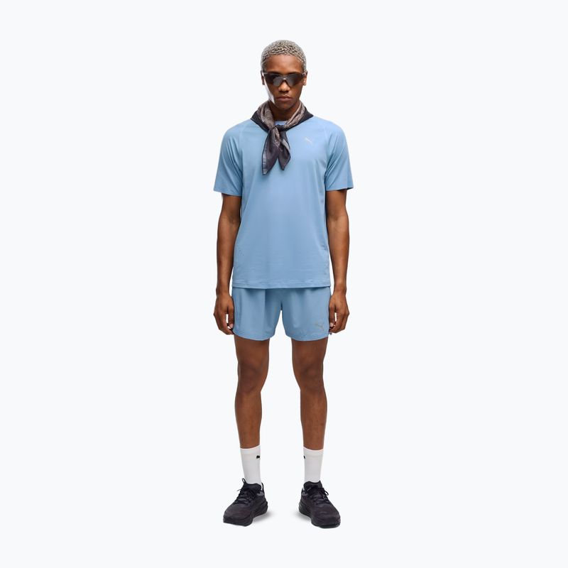 Футболка для бігу чоловіча PUMA Run Cloudspun Tee zen blue 2
