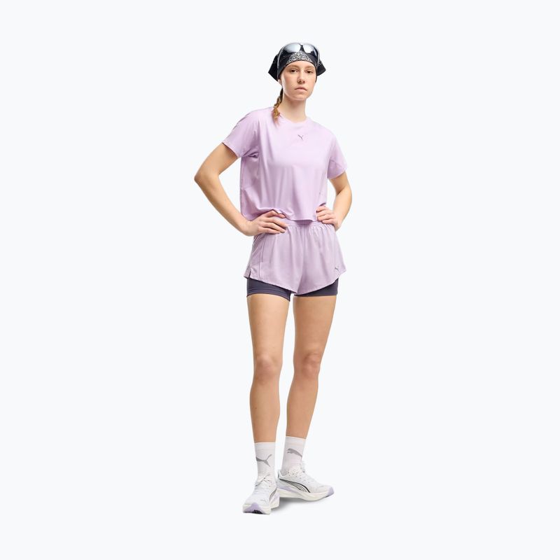 Футболка для бігу жіноча PUMA Run Brightstride Cloudspun light lavender 2