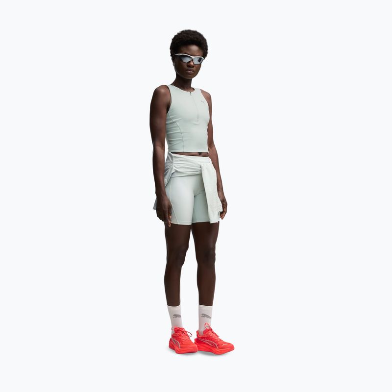 Топ для бігу жіночий PUMA Run Lightstride Crop Top creme de mint 2