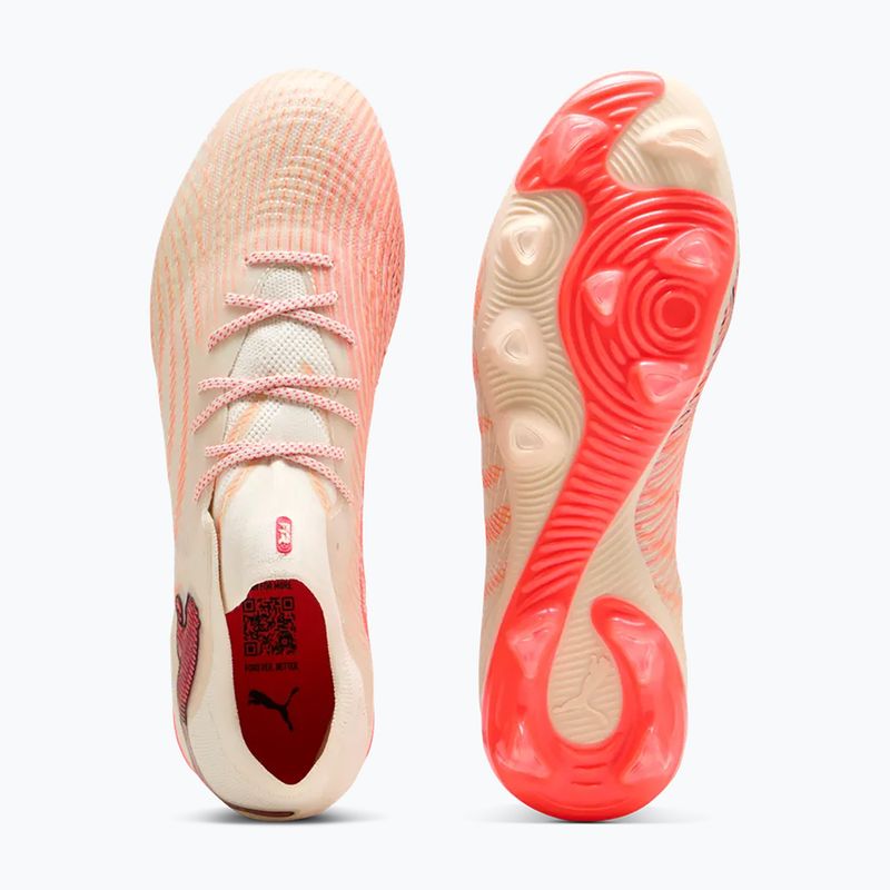 Кросівки для футболу PUMA  Future 9 Fusin FG/AG sugared almond/puma white/ultra red/puma black 3