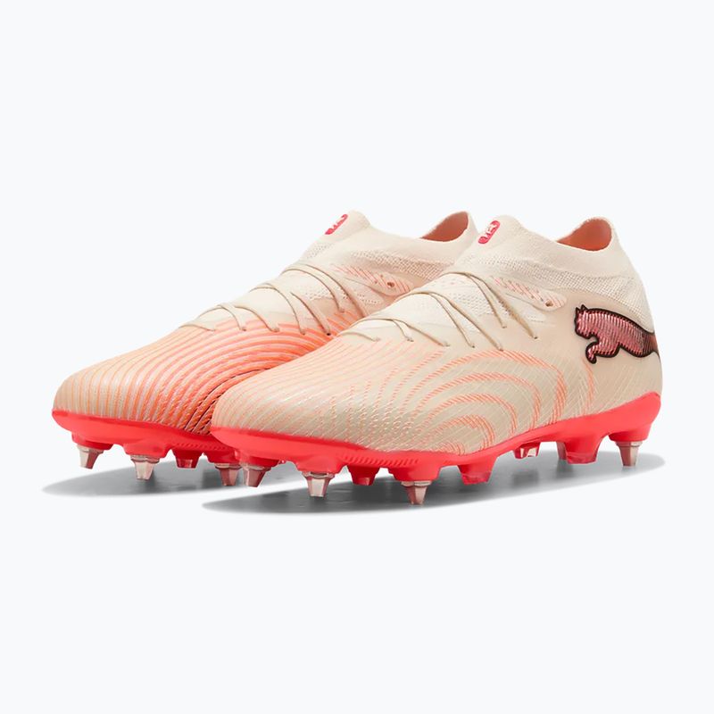 Кросівки для футболу PUMA Future 9 Pro MxSG sugared almond/puma white/ultra red/puma black 3