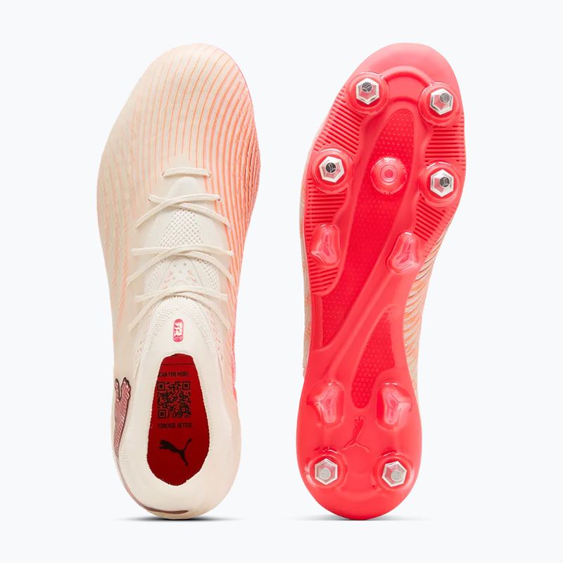 Кросівки для футболу PUMA Future 9 Pro MxSG sugared almond/puma white/ultra red/puma black 5