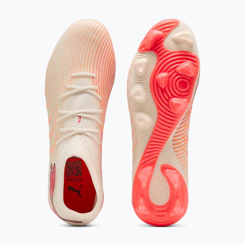 Кросівки для футболу PUMA Future 9 Match FG/AG sugared almond/puma white/ultra red/puma black 5