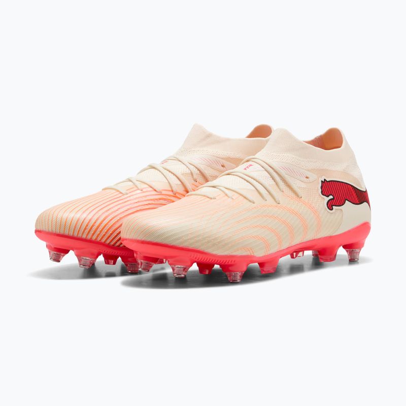 Кросівки для футболу PUMA Future 9 Match MxSG sugared almond/puma white/ultra red/puma black 4