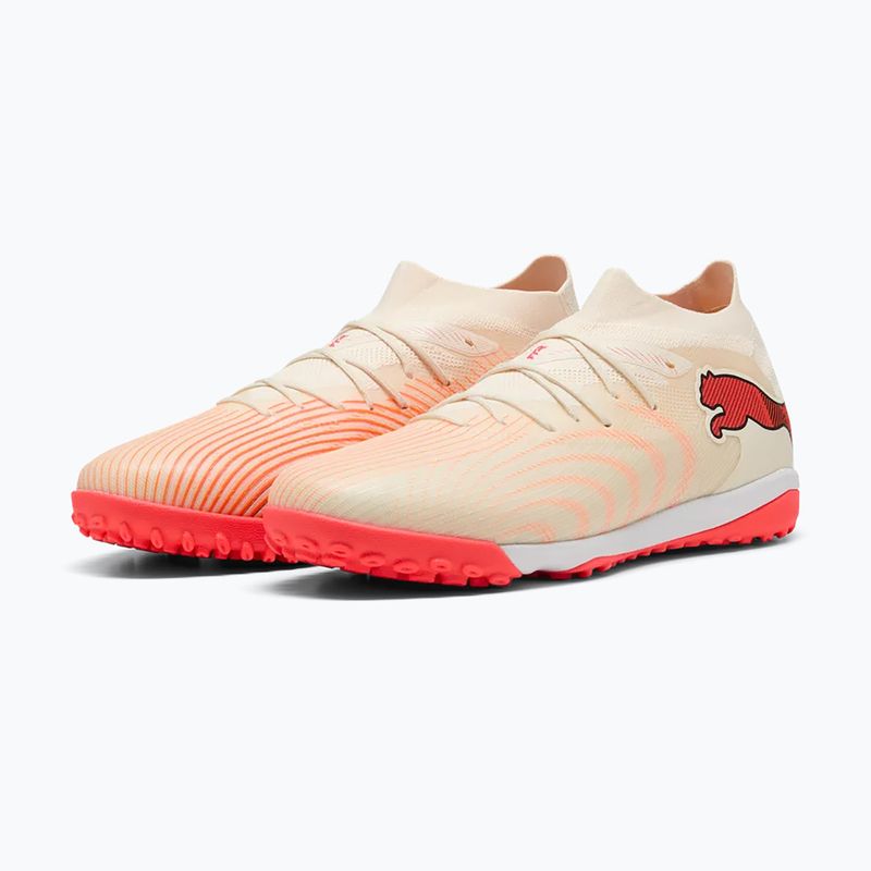 Кросівки для футболу PUMA Future 9 Match TT sugared almond/puma white/ultra red/puma black 3