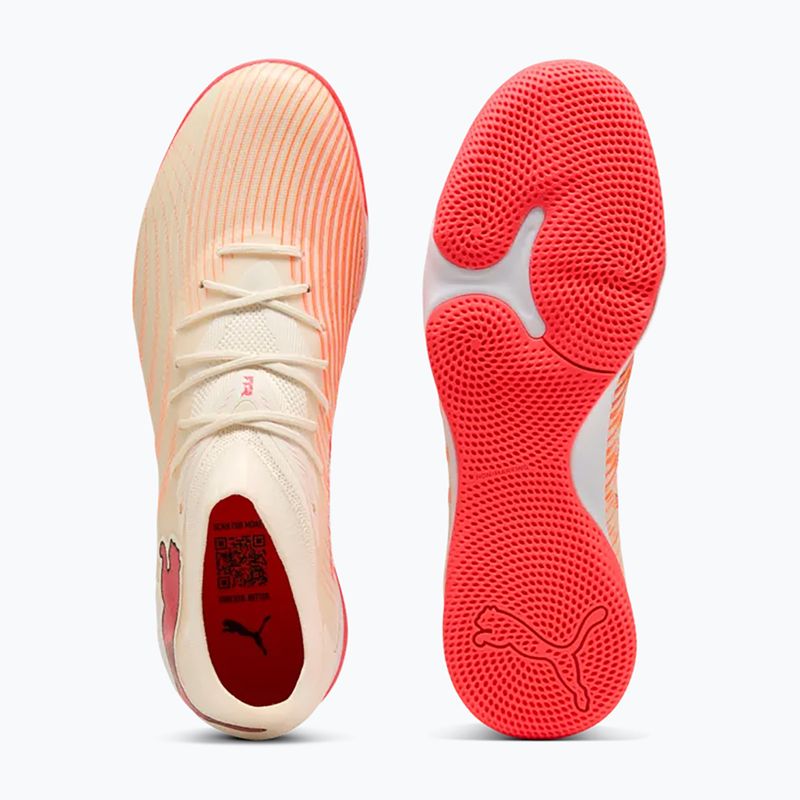 Кросівки для футболу PUMA Future 9 Match IT sugared almond/puma white/ultra red/puma black 3