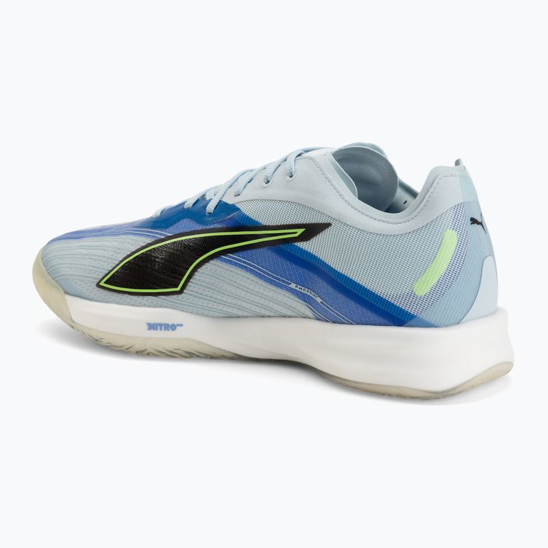 Кросівки гандбольні PUMA Accelerate Nitro SQD 5 aqua glow/puma black/green glare/royal sapphire 3