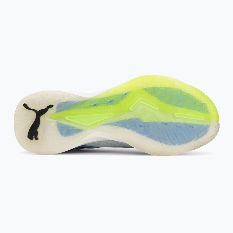 Кросівки гандбольні PUMA Accelerate Nitro SQD 5 aqua glow/puma black/green glare/royal sapphire 4