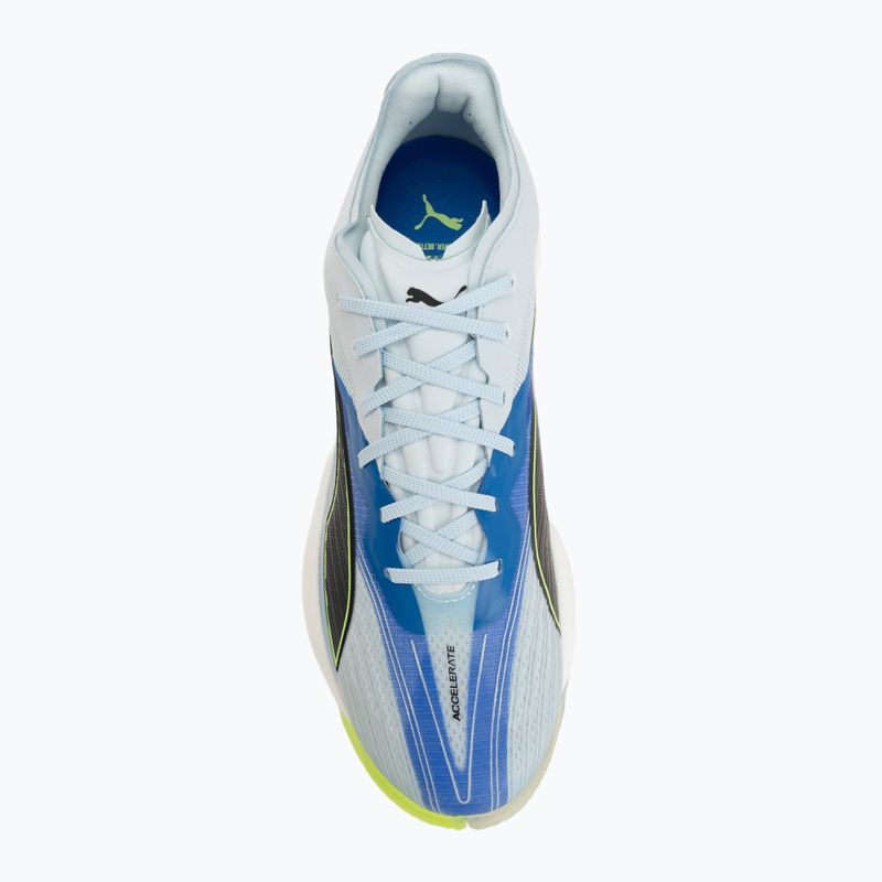 Кросівки гандбольні PUMA Accelerate Nitro SQD 5 aqua glow/puma black/green glare/royal sapphire 5
