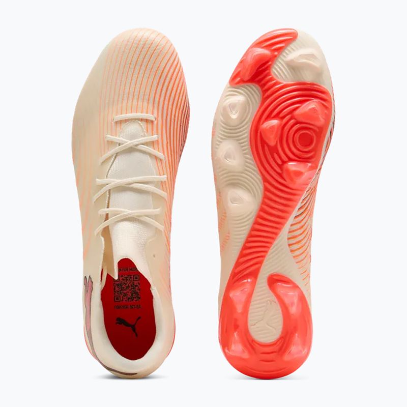Кросівки для футболу PUMA Future 9 Match Fusion FG/AG sugared almond/puma white/ultra red/puma black 3