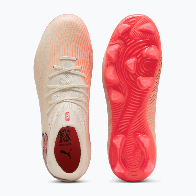 Футбольне взуття дитяче PUMA Future 9 Pro FG/AG Jr sugared almond/puma white/ultra red/puma black 4