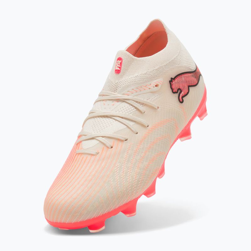 Футбольне взуття дитяче PUMA Future 9 Pro FG/AG Jr sugared almond/puma white/ultra red/puma black 5