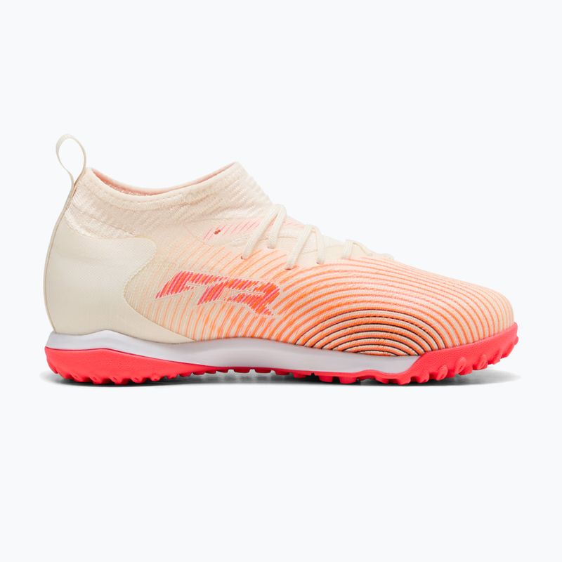 Футбольне взуття дитяче PUMA Future 9 Match TT+ Mid Jr sugared almond/puma white/ultra red/puma black 2