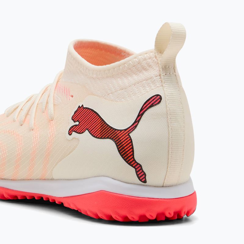 Футбольне взуття дитяче PUMA Future 9 Match TT+ Mid Jr sugared almond/puma white/ultra red/puma black 6