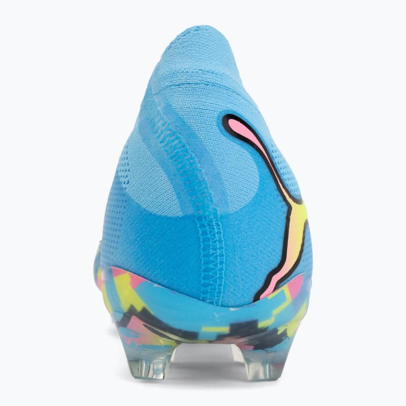 Кросівки для футболу PUMA Future 9 Ultimate Advanced Level FG puma white/blue glimmer/pink glimmer/yellow alert 6