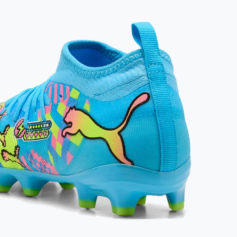 Футбольне взуття дитяче PUMA Future 9 Match Advanced Level FG/AG Jr puma white/blue glimmer/pink glimmer/yellow alert 6
