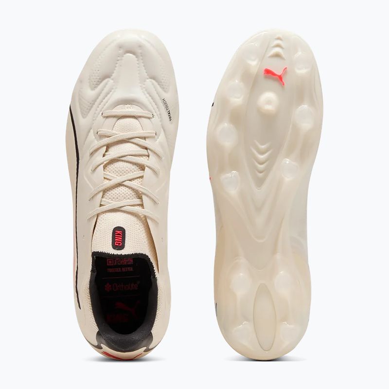 Кросівки для футболу PUMA King 20 Pro FG/AG sugared almond/puma black/ultra red 5