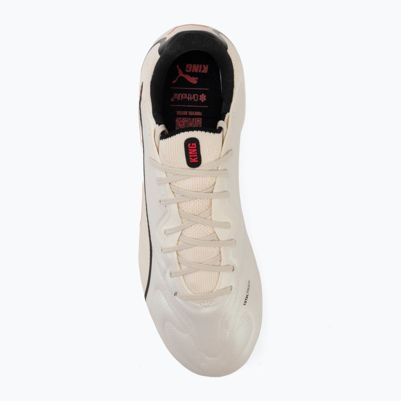 Кросівки для футболу PUMA King 20 Pro FG/AG sugared almond/puma black/ultra red 5
