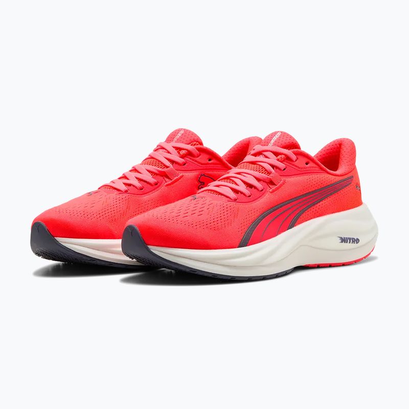 Кросівки для бігу Puma Electrify Nitro 5 ultra red/inky depths 4