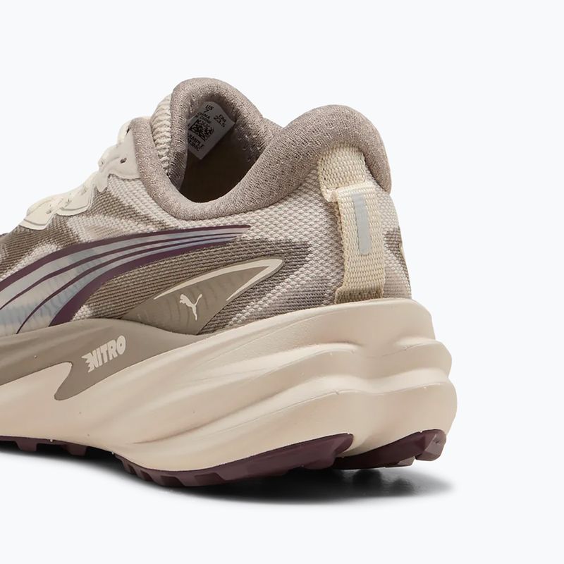 Кросівки для бігу жіночі Puma Velocity NITRO Trail silver fog/ruby 5