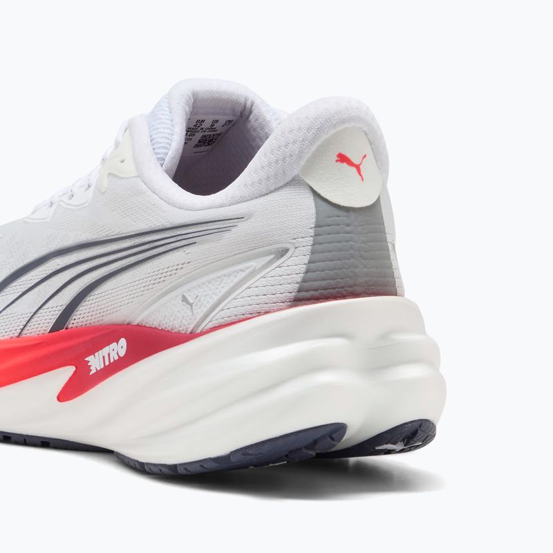 Кросівки для бігу чоловічі Puma Velocity Nitro 5 puma white/ultra red 6