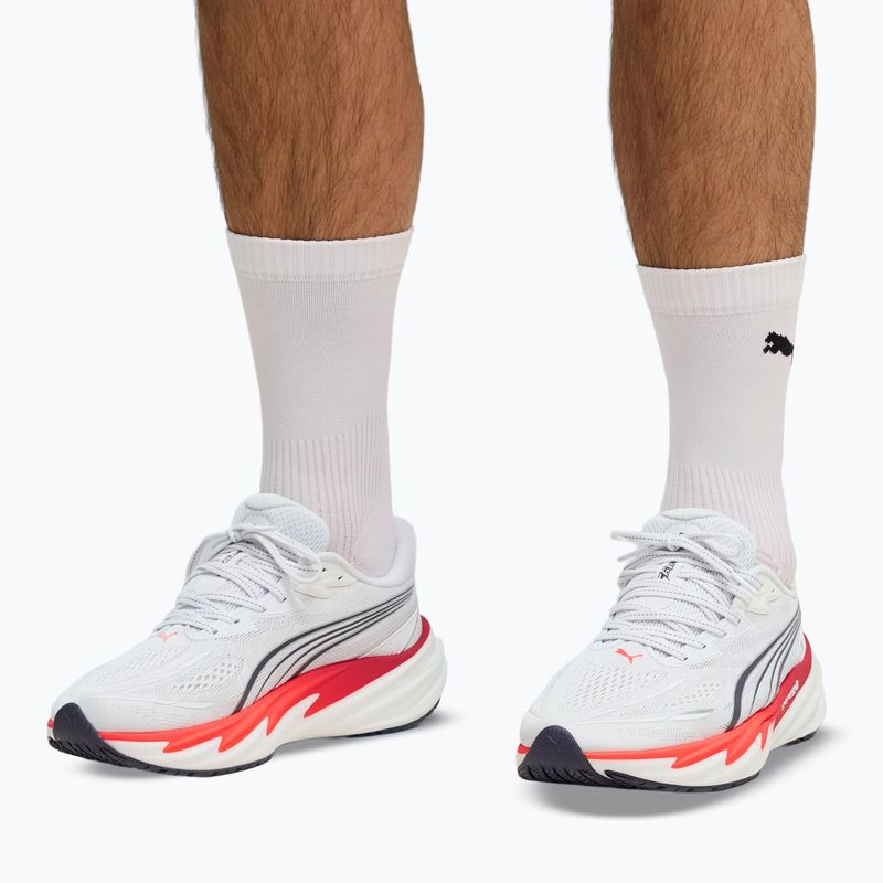 Кросівки для бігу чоловічі Puma Velocity Nitro 5 puma white/ultra red 7