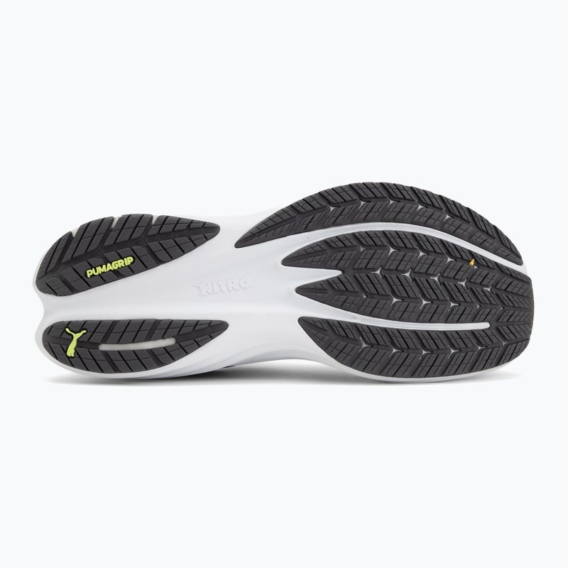 Кросівки для бігу чоловічі Puma Velocity Nitro 5 moody gray/sunny lime 4