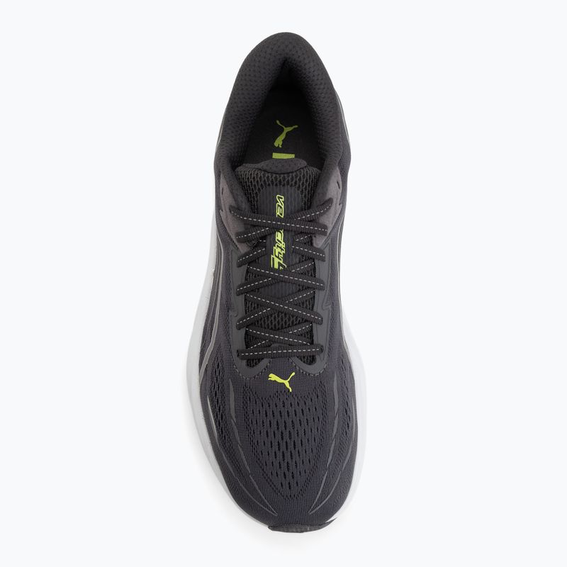 Кросівки для бігу чоловічі Puma Velocity Nitro 5 moody gray/sunny lime 5