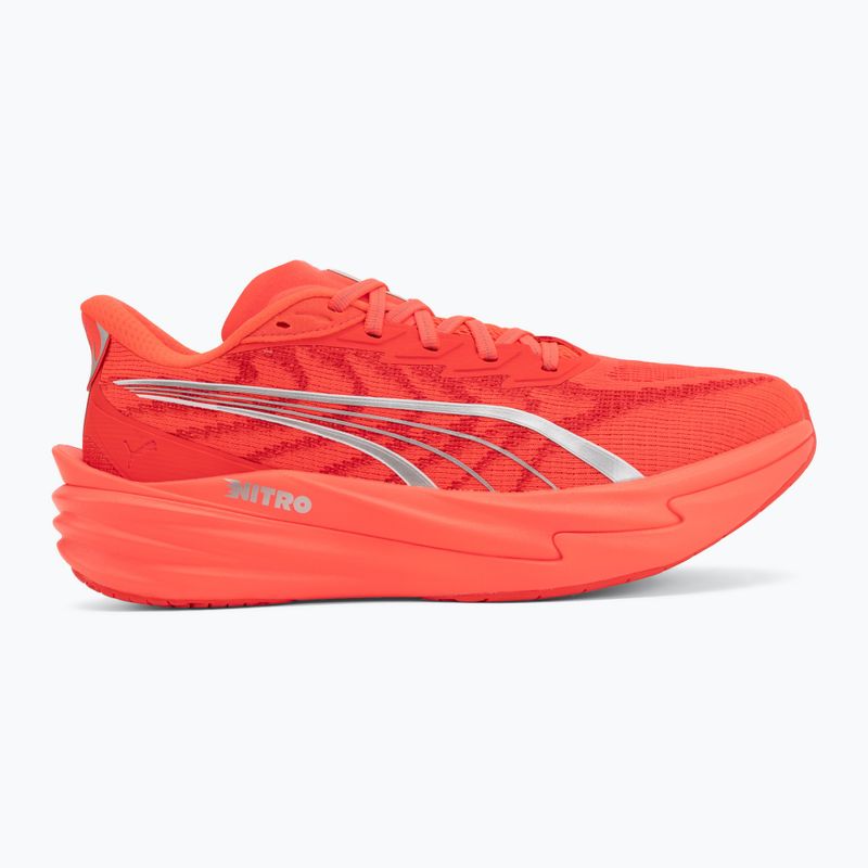Кросівки для бігу чоловічі PUMA Deviate Nitro 4 ultra red/puma silver 2