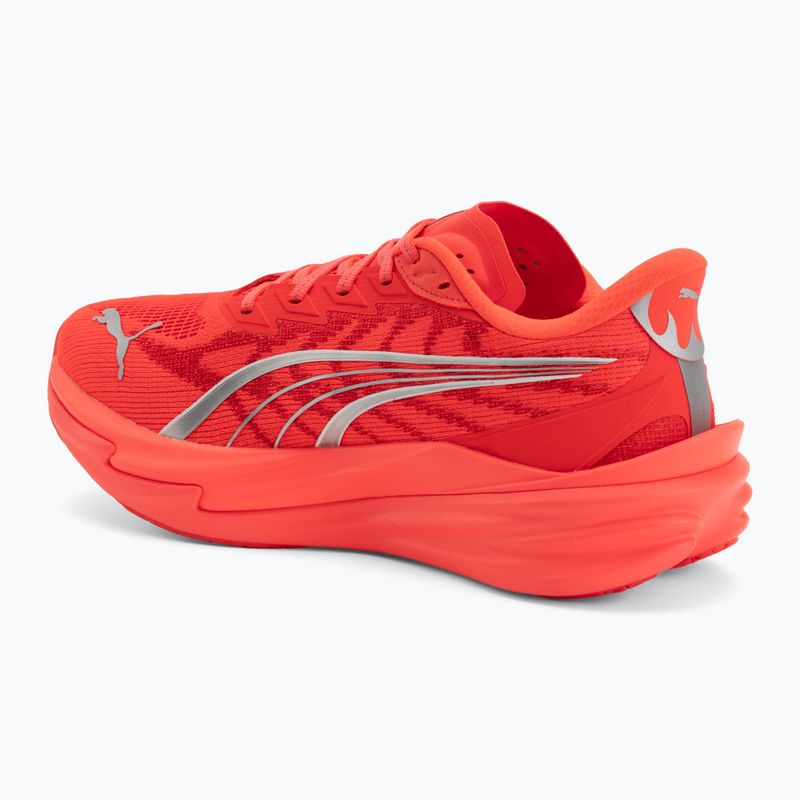 Кросівки для бігу чоловічі PUMA Deviate Nitro 4 ultra red/puma silver 3