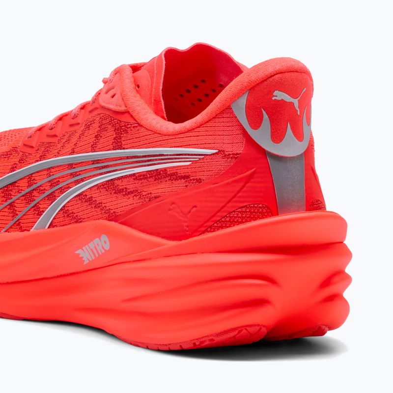 Кросівки для бігу чоловічі PUMA Deviate Nitro 4 ultra red/puma silver 6