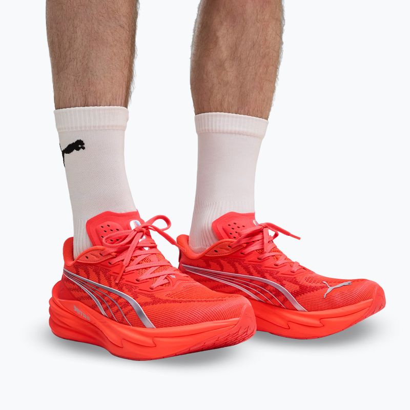 Кросівки для бігу чоловічі PUMA Deviate Nitro 4 ultra red/puma silver 7