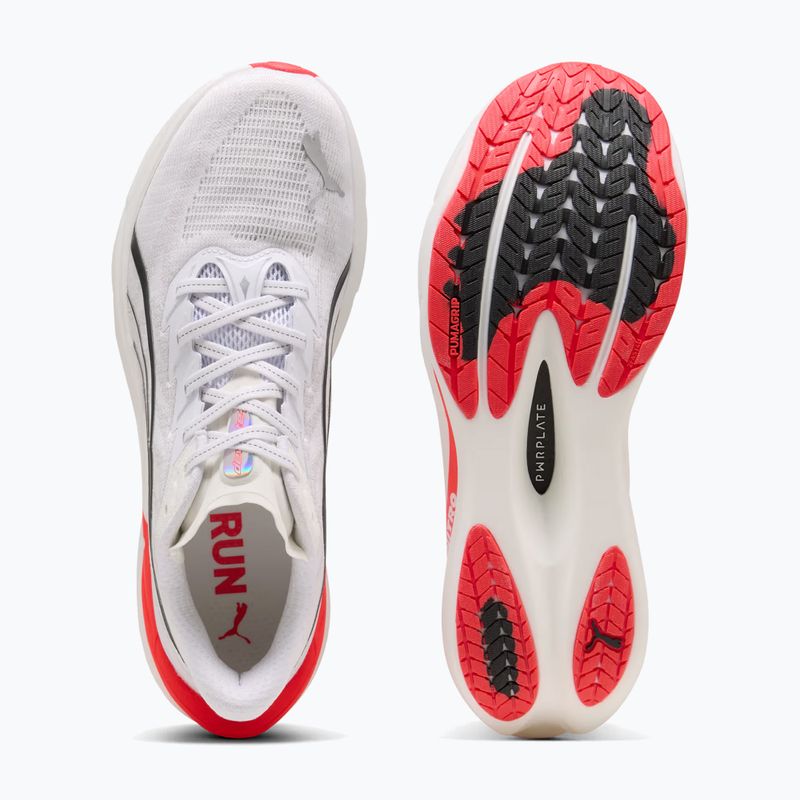Кросівки для бігу чоловічі PUMA Deviate Nitro 4 puma white/ultra red 5