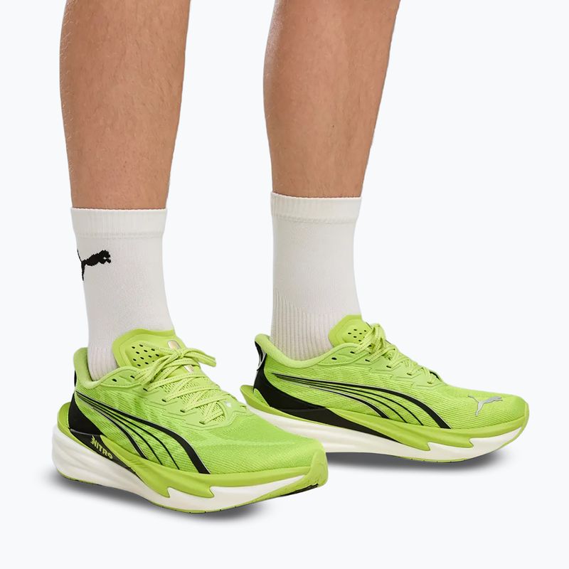 Кросівки для бігу чоловічі PUMA Deviate Nitro 4 sunny lime/puma black 6