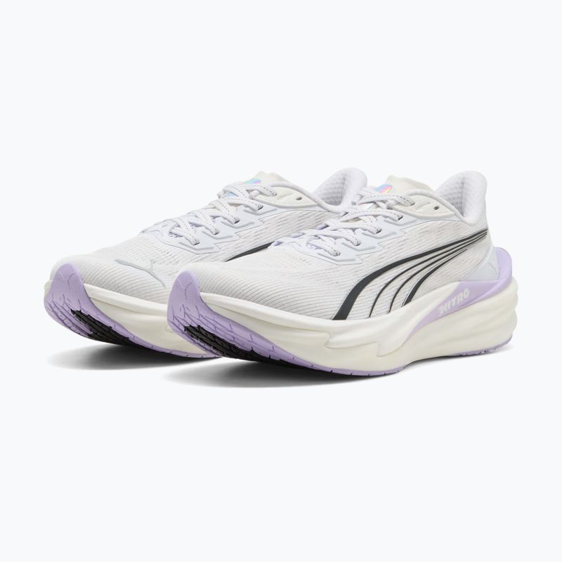 Кросівки для бігу жіночі PUMA Deviate Nitro 4 puma white/light lavender 3
