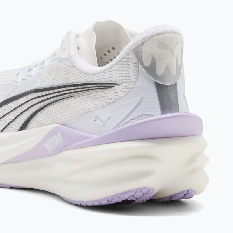 Кросівки для бігу жіночі PUMA Deviate Nitro 4 puma white/light lavender 6
