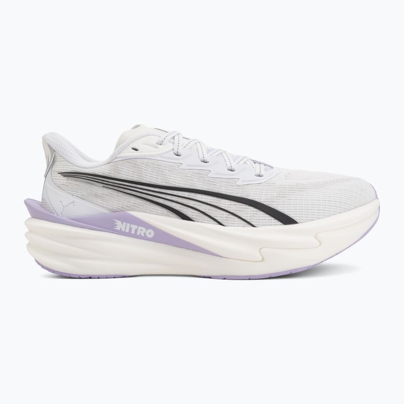 Кросівки для бігу жіночі PUMA Deviate Nitro 4 puma white/light lavender 2