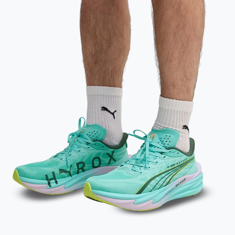 Кросівки для тренувань PUMA Deviate Nitro 4 X Hyrox intense mint/light lavender 7