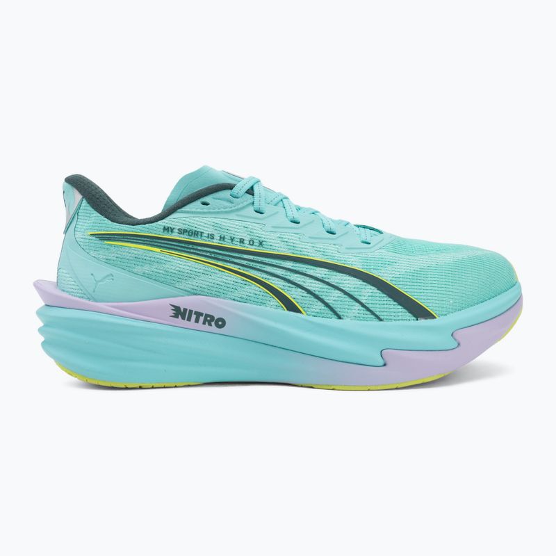 Кросівки для тренувань PUMA Deviate Nitro 4 X Hyrox intense mint/light lavender 2