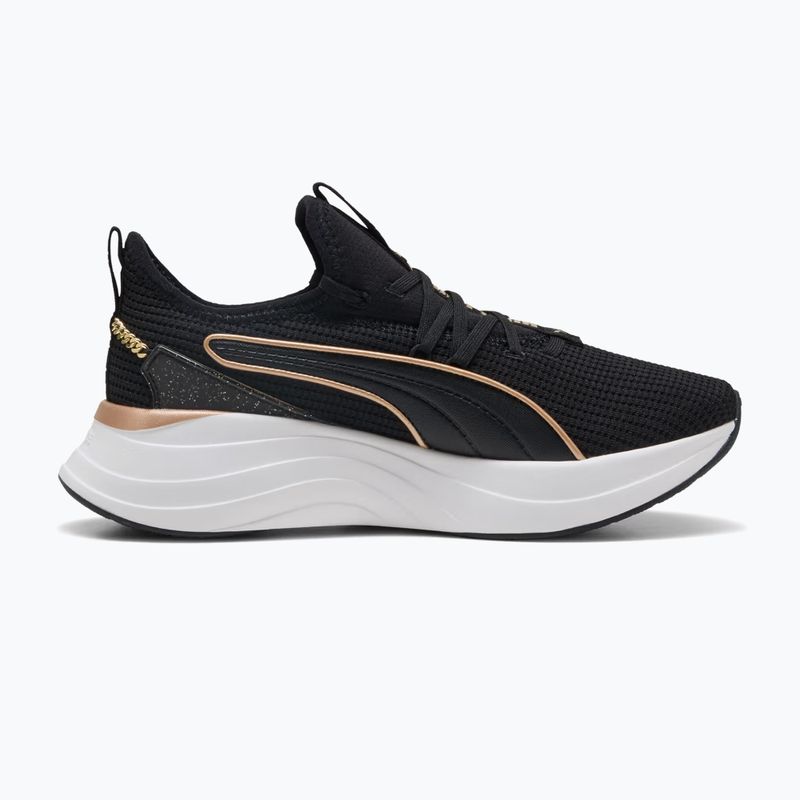 Взуття жіноче PUMA Softride Sabrina Polished Chrome puma black/puma white/puma gold 2