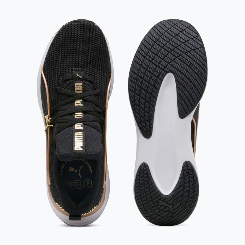 Взуття жіноче PUMA Softride Sabrina Polished Chrome puma black/puma white/puma gold 5