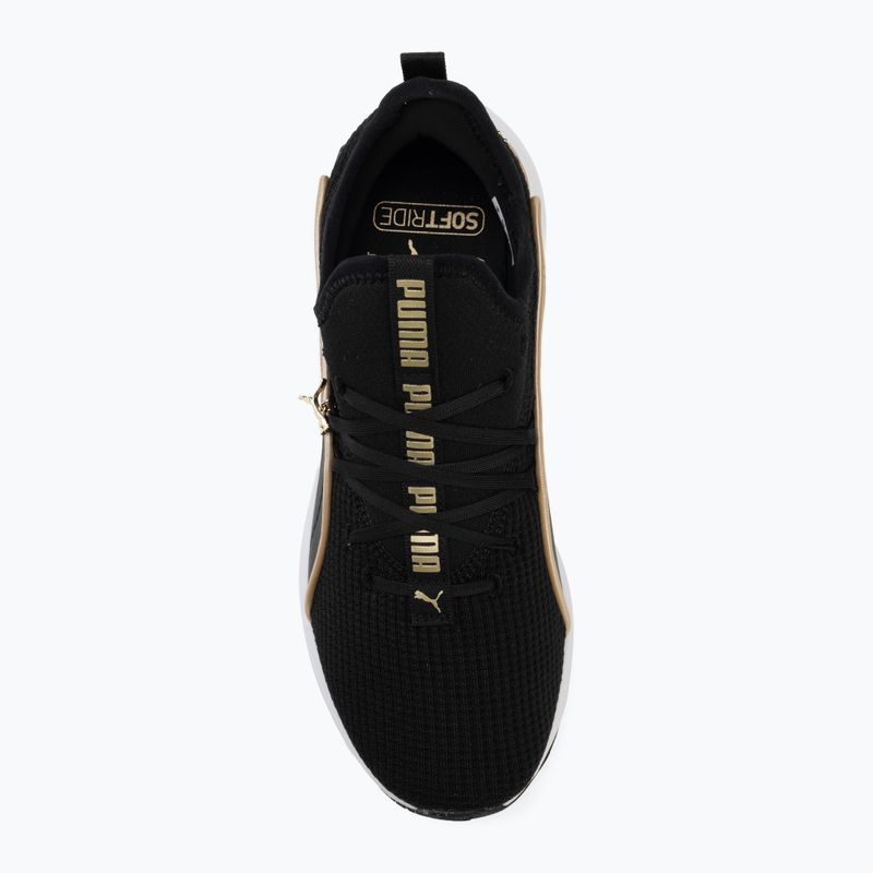 Взуття жіноче PUMA Softride Sabrina Polished Chrome puma black/puma white/puma gold 5