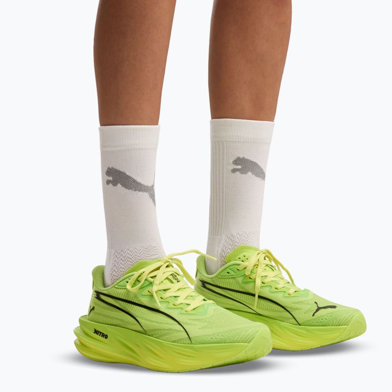 Кросівки для бігу жіночі Puma Deviate Pure Nitro sunny lime 7