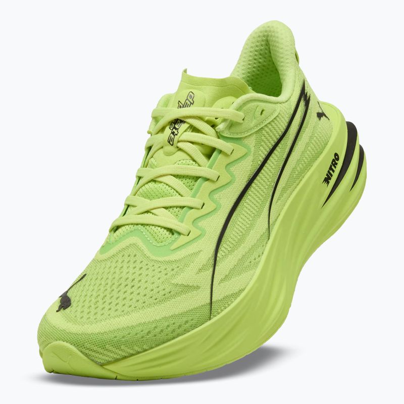 Кросівки для бігу чоловічі Puma Deviate Pure Nitro sunny lime/puma black 3