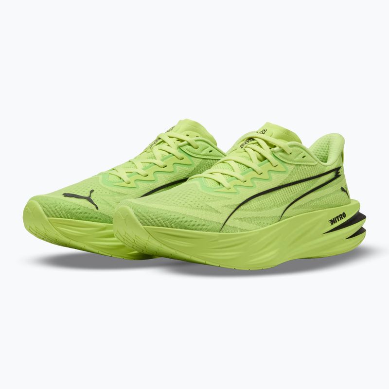 Кросівки для бігу чоловічі Puma Deviate Pure Nitro sunny lime/puma black 4