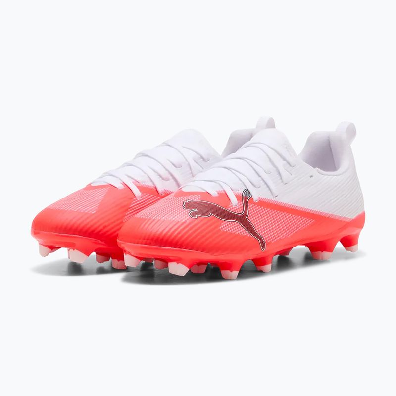 Футбольне взуття дитяче PUMA Ultra 7 Match FG/AG Jr ultra red/puma black/puma white 3