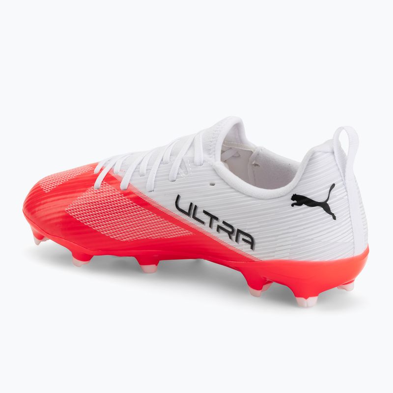 Футбольне взуття дитяче PUMA Ultra 7 Match FG/AG Jr ultra red/puma black/puma white 3