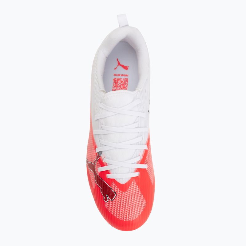 Футбольне взуття дитяче PUMA Ultra 7 Match FG/AG Jr ultra red/puma black/puma white 5